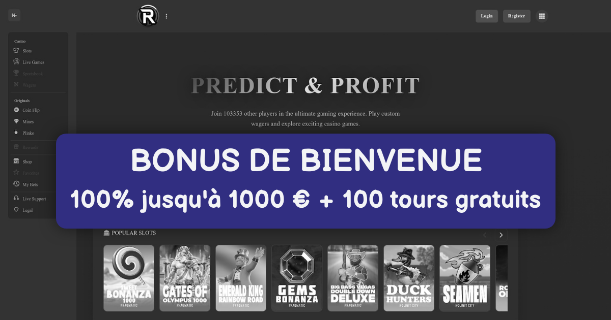 Rivox Casino welcome bonus