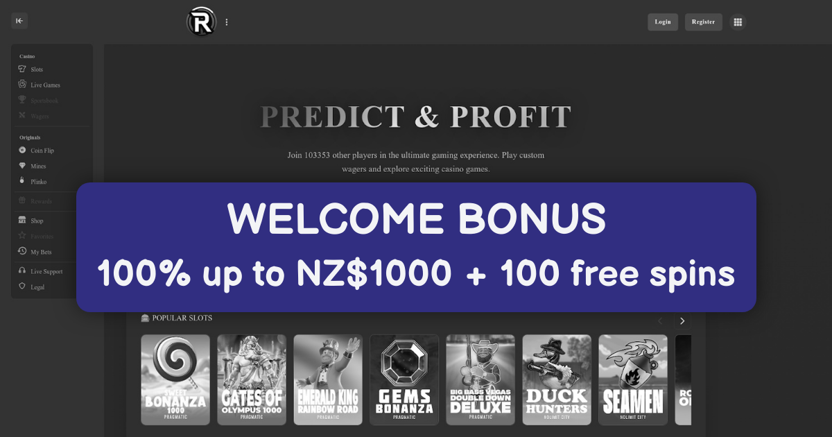 Rivox Casino welcome bonus