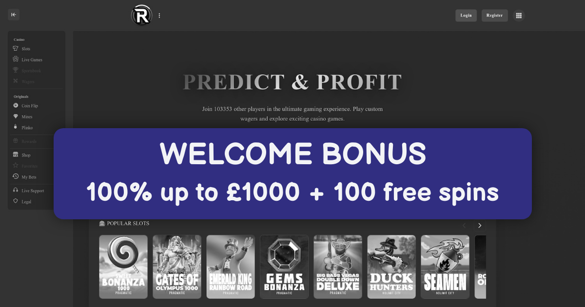 Rivox Casino welcome bonus